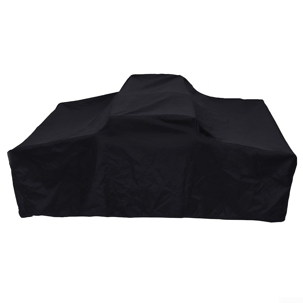 Wasserdichte Zelt-Abdeckung für Wohnmobile, 210D Oxford-Stoff, Dachabdeckung, faltbar, Campinganhänger, Wohnmobil-Abdeckung, schwarz von Drhomeam