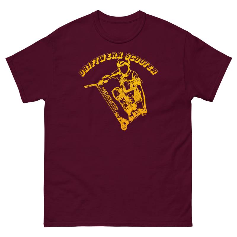 Driftwerk Scooter T-Shirt - Maroon / L von Driftwerk