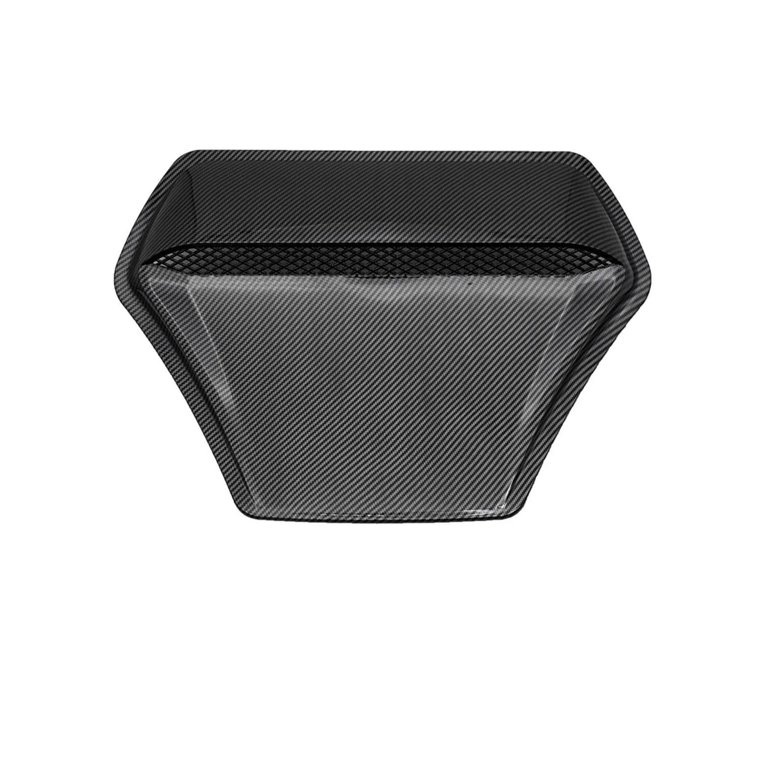 Auto Ansaugschlauch Ansaugrohr Universal Hood Scoop Vent Cover Air Flow Intake Carbon Für Dekoratives Funktionales Auto-LKW-Zubehör Turbo Bonnet Grille Inlet(Carbon Color) von Drkxdt