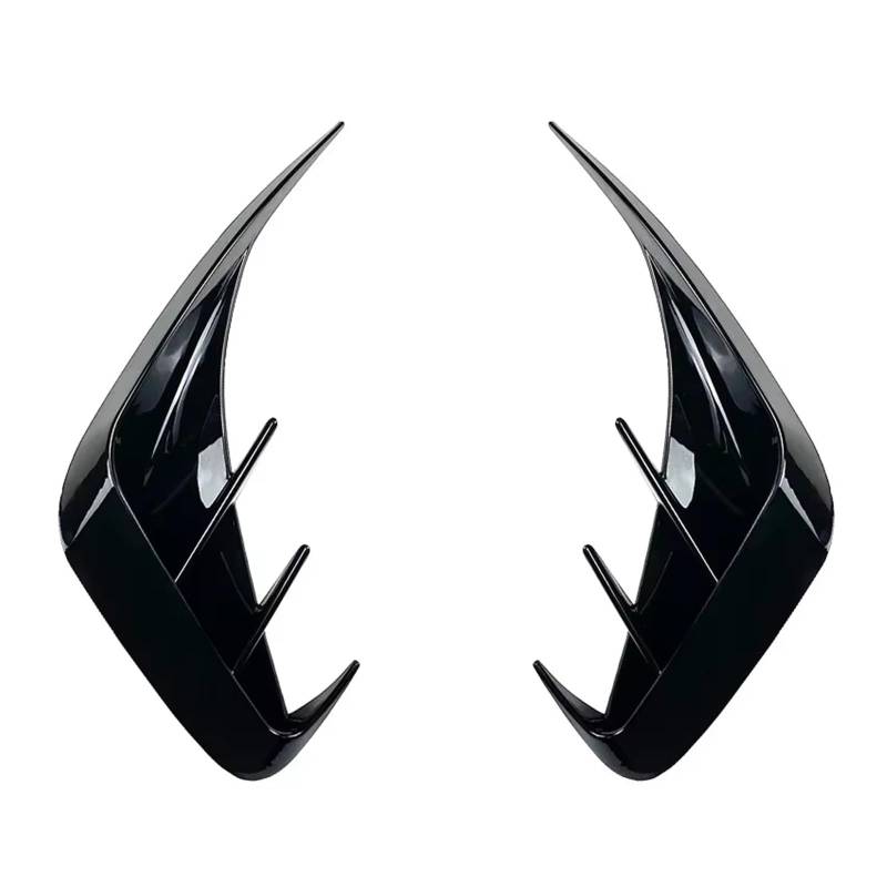 Auto Heckspoiler Für 3er G20 320i 330i 2019 2020 2021 2022 2 Stück Auto Glänzend Schwarz Heckstoßstange Lip Spoiler Seite Air Vent Outlet Cover Trim Auto Heckflügel von Drkxdt