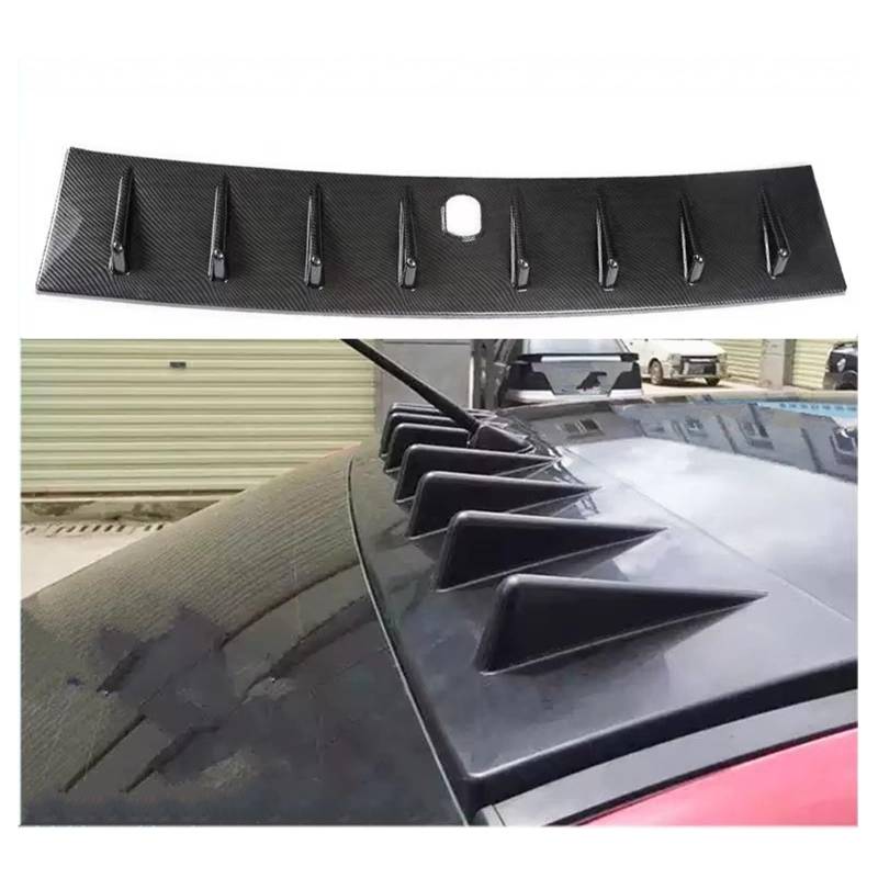 Auto Heckspoiler Für Mitsubishi Für Lancer EX 2009-2016 Dachspoiler ABS Material Heckscheibe Dachspoiler Flügel Auto Heckflügel von Drkxdt