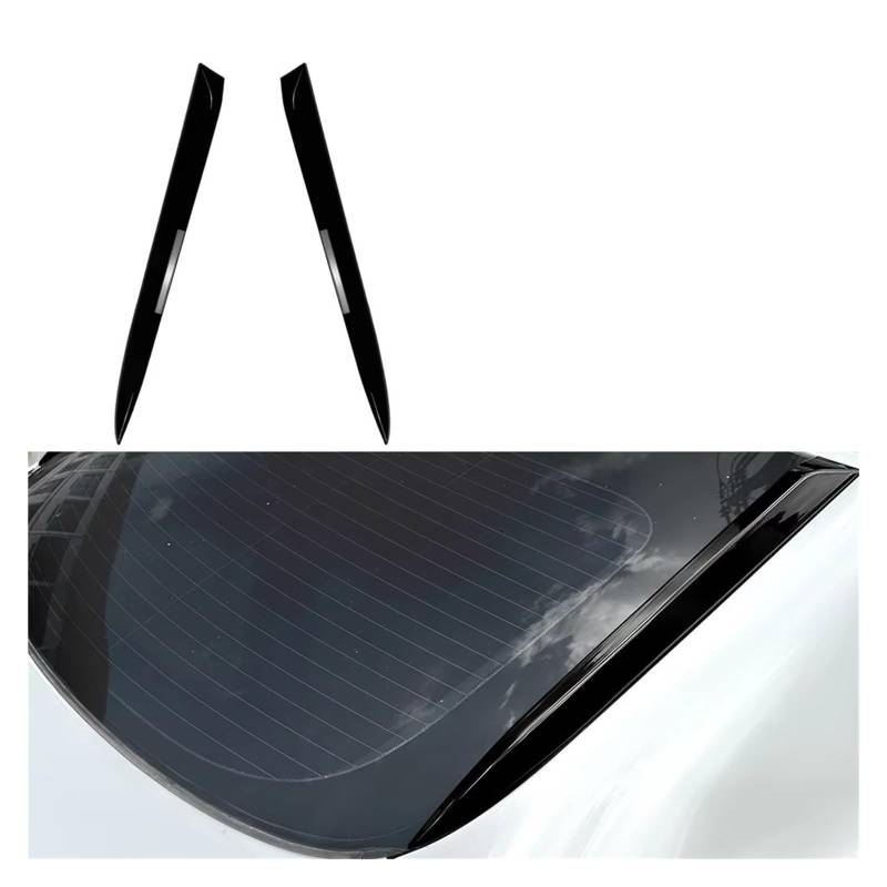 Auto Heckspoiler Für X6 F16 2014-2019 Hinten Seite Flügel Spoiler Auto Body Kit Modifikation Dekoration Glänzend Schwarz Auto Heckflügel von Drkxdt