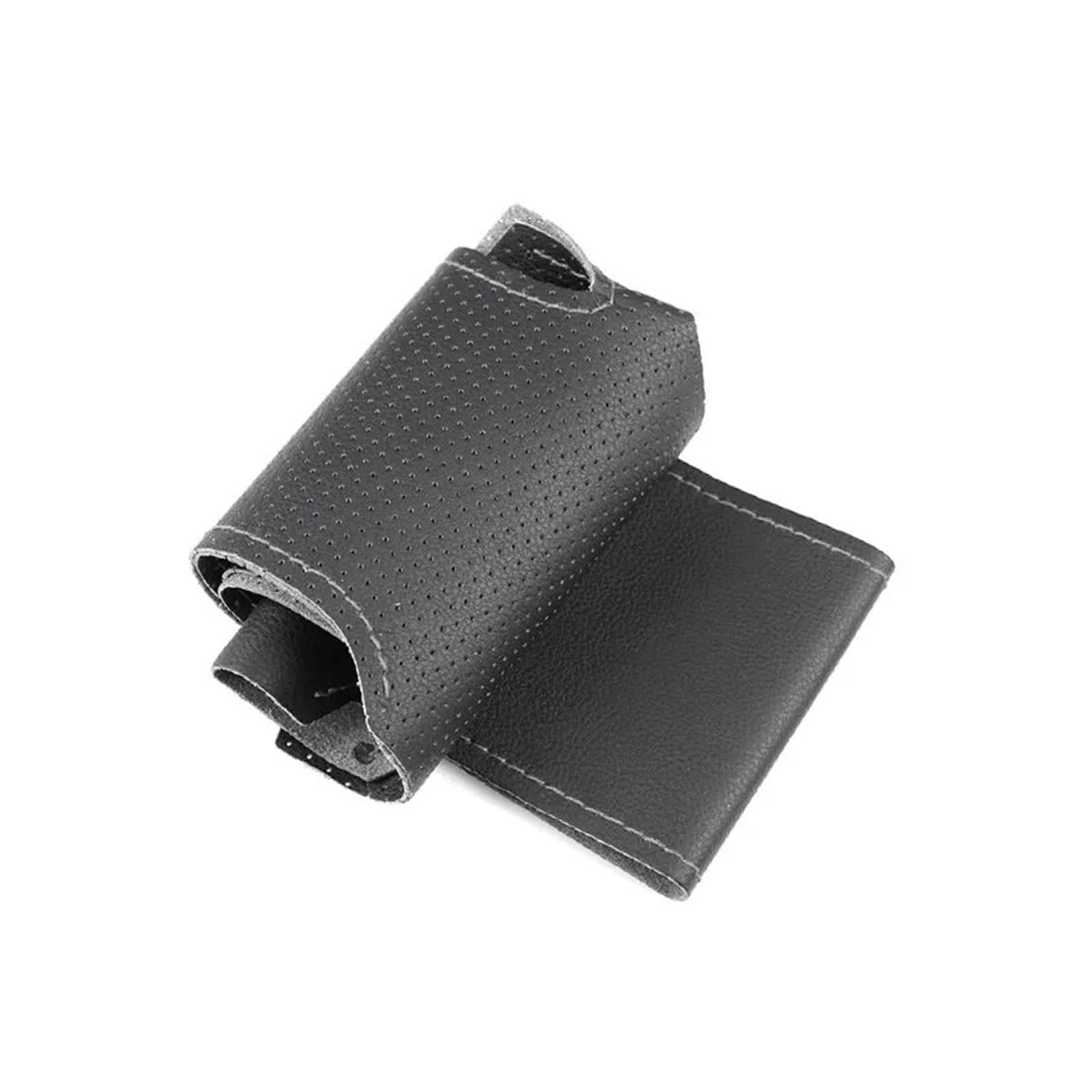 Auto Lenkradhüllen Für Für Benz Für C Klasse Für W204 2007 2008 2009 2010 2011 Auto Innen Lenkrad Abdeckung Perforierte Mikrofaser Leder Trim Lenkrad Zubehör(Black-Gray line) von Drkxdt