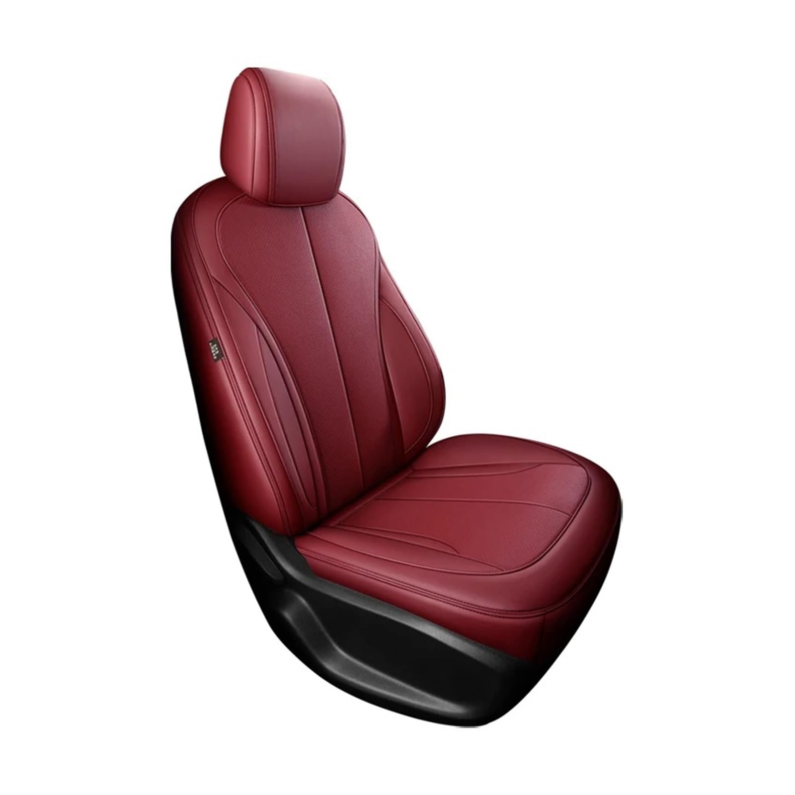 Auto Schonbezüge Autositzbezüge Aus Leder Für Chery Für Tiggo 4 7 8 Für Pro Für Max Für Arrizo Für Omoda Autositzbezüge(1piece-Wine Red) von Drkxdt