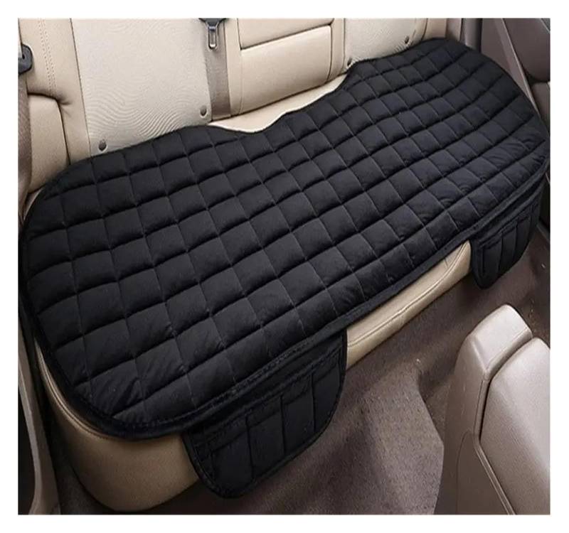 Auto Schonbezüge Autositzbezug Winter Warm Sitzkissen rutschfest Universal Vordersitz Atmungsaktive Unterlage Autositzschutz Autositzbezüge(Black Rear 1 Piece) von Drkxdt