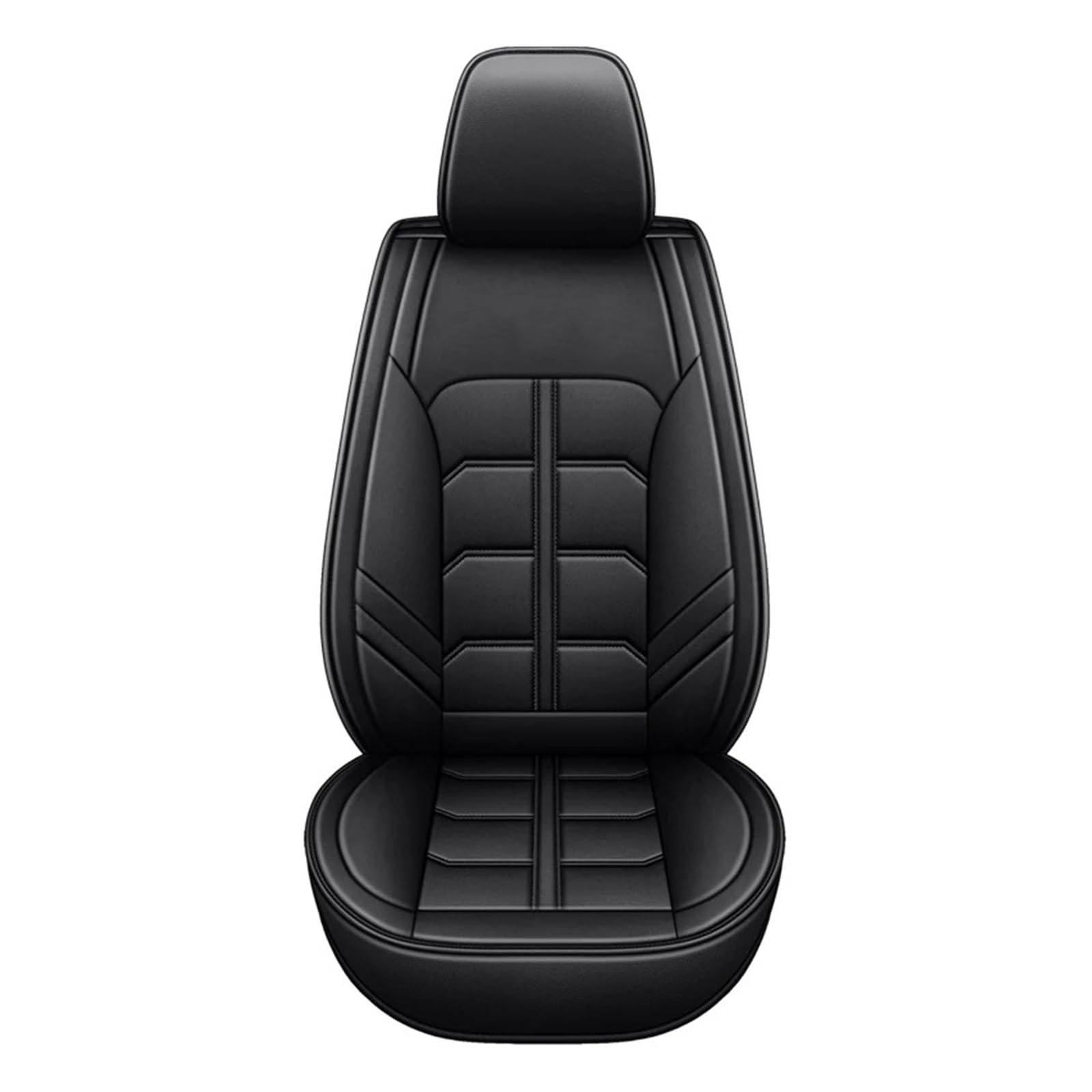 Auto Schonbezüge Für Ford Für Focus Für Transit Für Puma Ka Für Mondeo Mk4 Für Fiesta Für Edge Für Ranger Autositzbezug Universalleder Autositzbezüge(1 Piece-Black) von Drkxdt