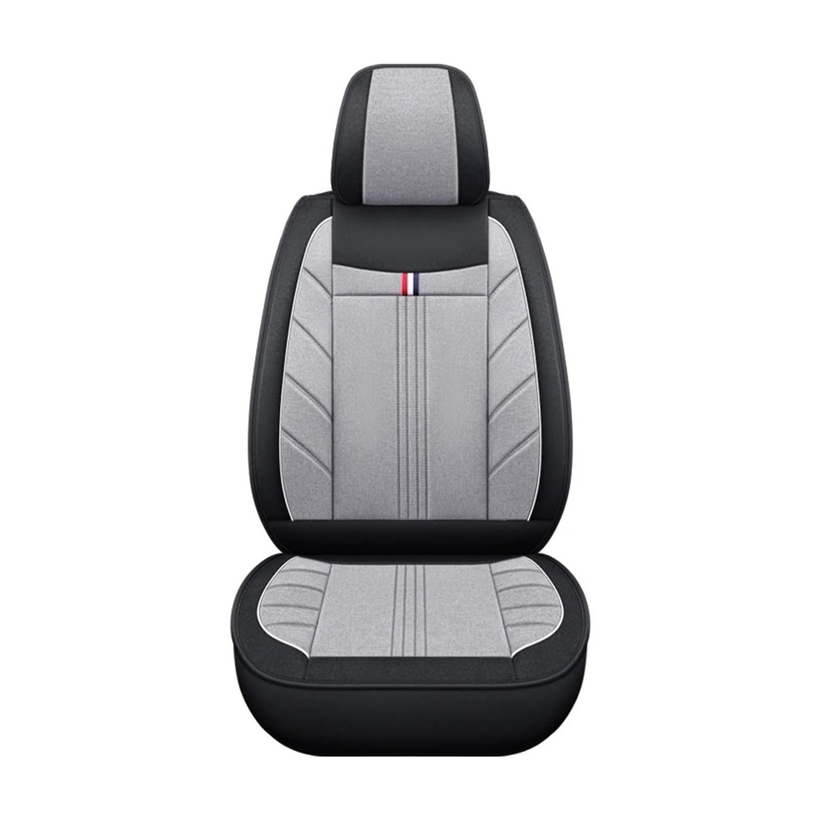 Auto Schonbezüge Für Mg Für Zs Ev Für Mulan Hs 5 Verschleißfest Atmungsaktiv Innenausstattung Universal Flachs Autositzbezug Autositzbezüge(1piece-Black Gray) von Drkxdt