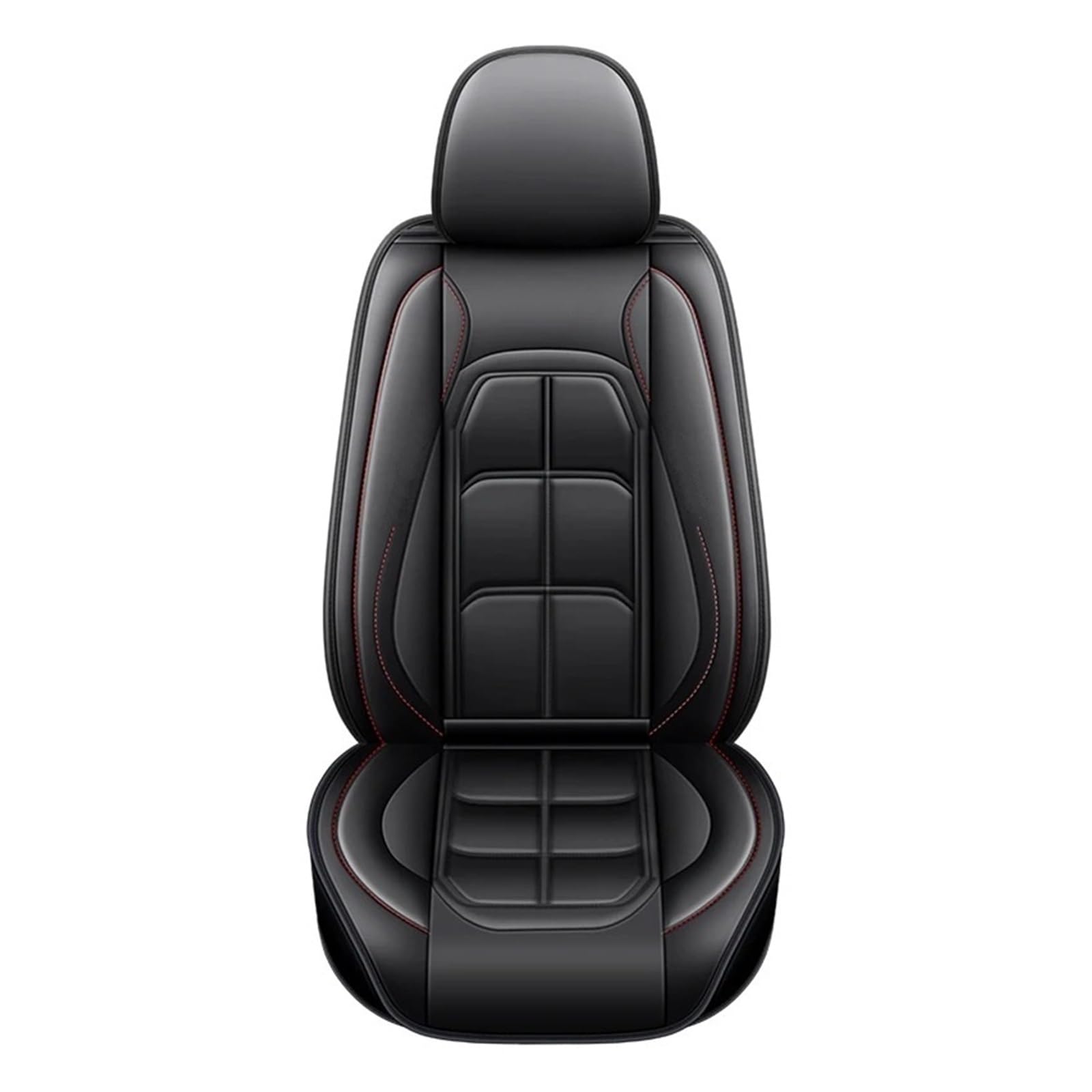 Auto Schonbezüge PU-Leder Universal Autositzbezug Für 1er Alle Modelle E81 E82 E87 E88 F20 F21 F52 F40 Innenausstattung Autositzbezüge(Black 1 Seat) von Drkxdt