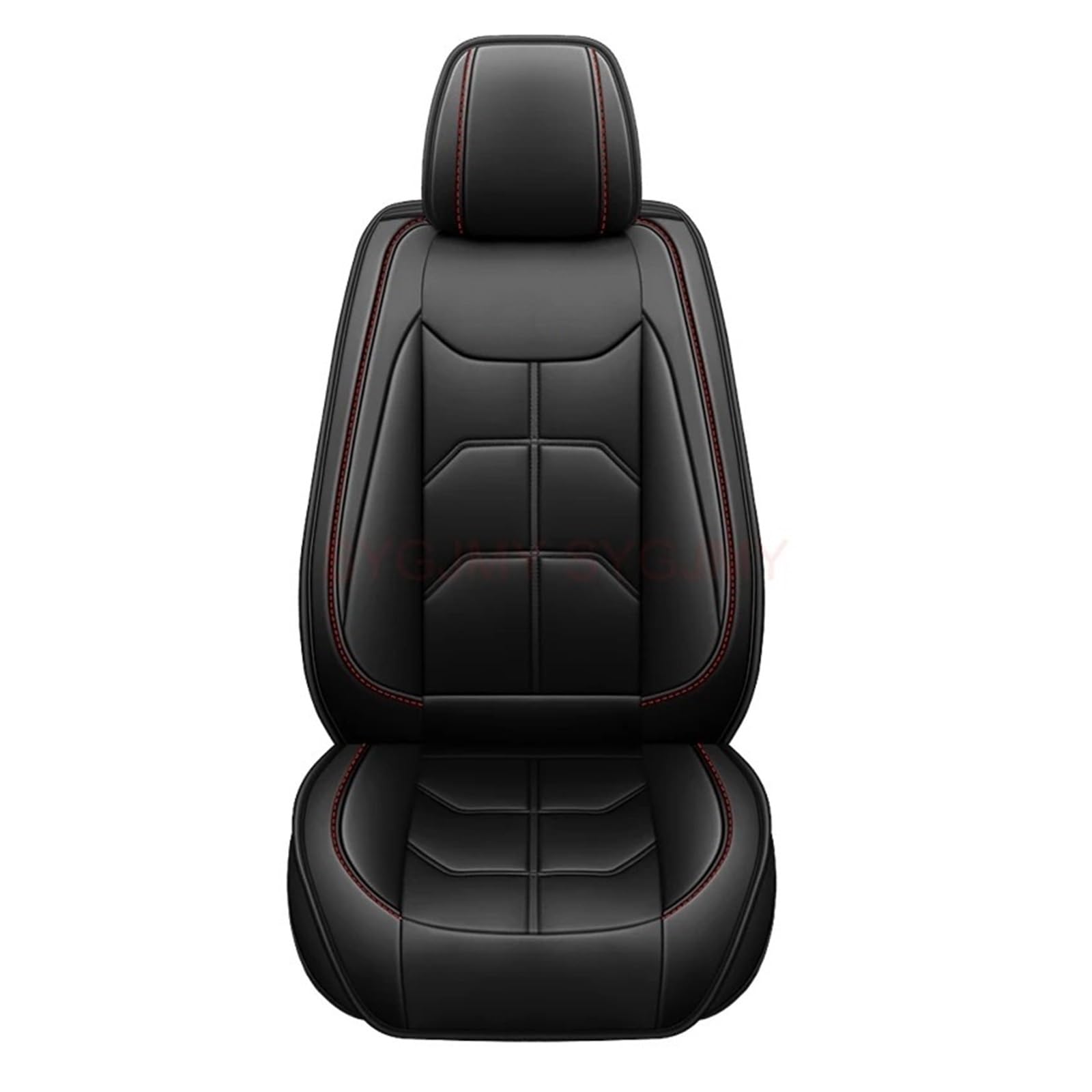 Auto Schonbezüge Universal PU-Leder Autositzbezug Für X-Trail Für Versa Für Sulphy Für Teana Für Sentra Für Maxima Für Murano Für Rogue Autositzbezüge(Black 1 Seat) von Drkxdt