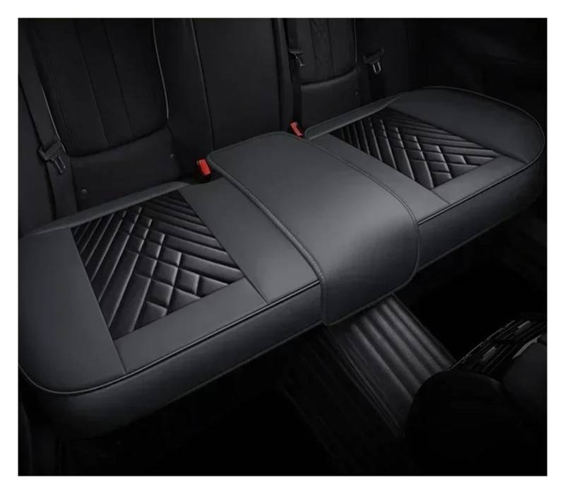 Auto Schonbezüge Vollständige Abdeckung Pu-Leder-Autositzbezug-Kissen Für A3 Für Sportback A1 A4 A5 A6 A6L A7 A8 A8L Autozubehör Autositzbezüge(Only Rear Seat,Style D) von Drkxdt