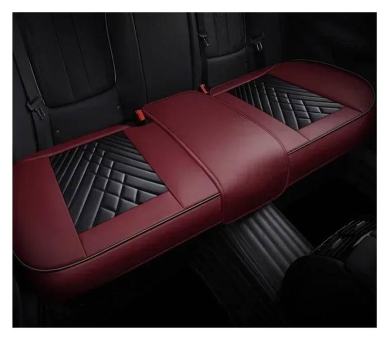 Auto Schonbezüge Vollständige Abdeckung Pu-Leder-Autositzbezug-Kissen Für A3 Für Sportback A1 A4 A5 A6 A6L A7 A8 A8L Autozubehör Autositzbezüge(Only Rear Seat,Style H) von Drkxdt