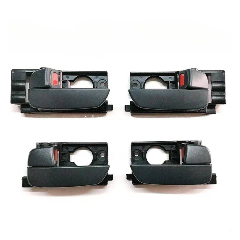 Autotürgriffe Innen Auto Innentürgriff Innentür Offene Griffe Schwarz Für Hyundai Für Accent 2006 2007 2008 2009 2010 2011 Autozubehör Interieur Türgriff Dekor(1 Set - 4 Doors) von Drkxdt