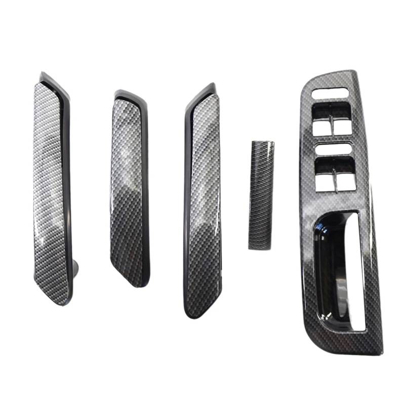 Autotürgriffe Innen Für Passat Für B5 1998 1999 2000 2001 2002 2003 2004 2005 Carbon Fiber Neue Innen Tür Griff Fenster Panel Trim Interieur Türgriff Dekor von Drkxdt