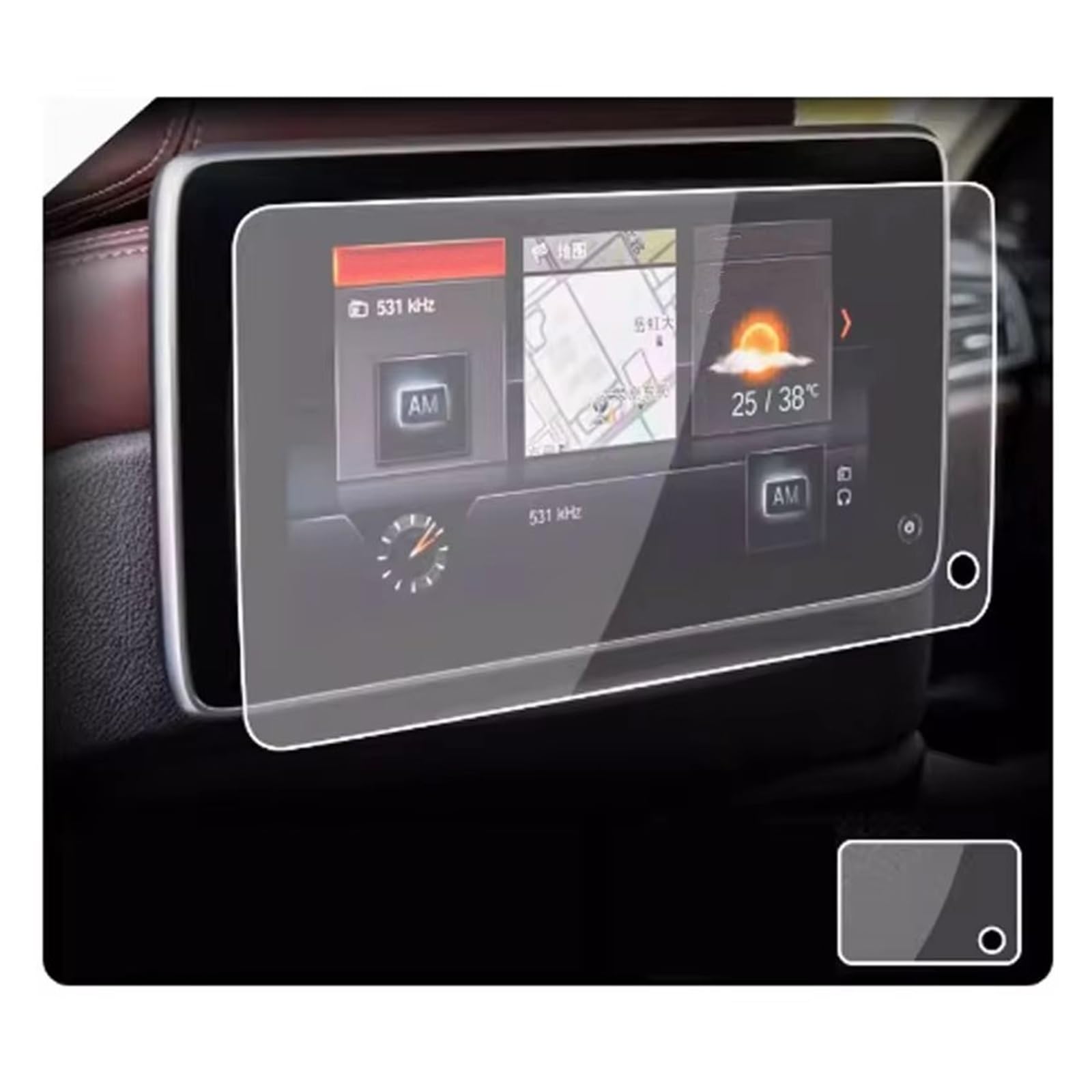 Displayschutz-Folie Für 7 Series G11 G12 2016-2021 Auto GPS Displayschutzfolie Aus Gehärtetem Glas Navigationsbildschirm Touch-Tablet + Rücksitz-TV Schutzfolie von Drkxdt