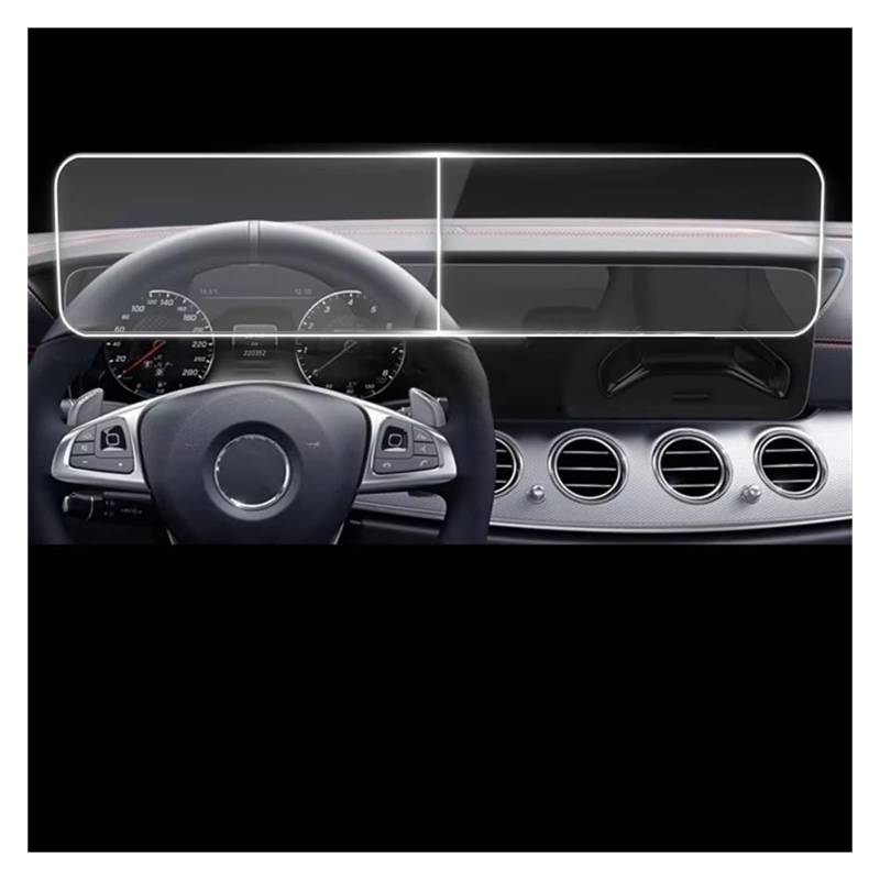 Displayschutz-Folie Für Benz E-Klasse W213 W222 2017 2018 2019 2020 2021 12,3 Zoll Auto GPS Navigation Displayschutzfolie Aus Gehärtetem Glas Schutzfolie von Drkxdt