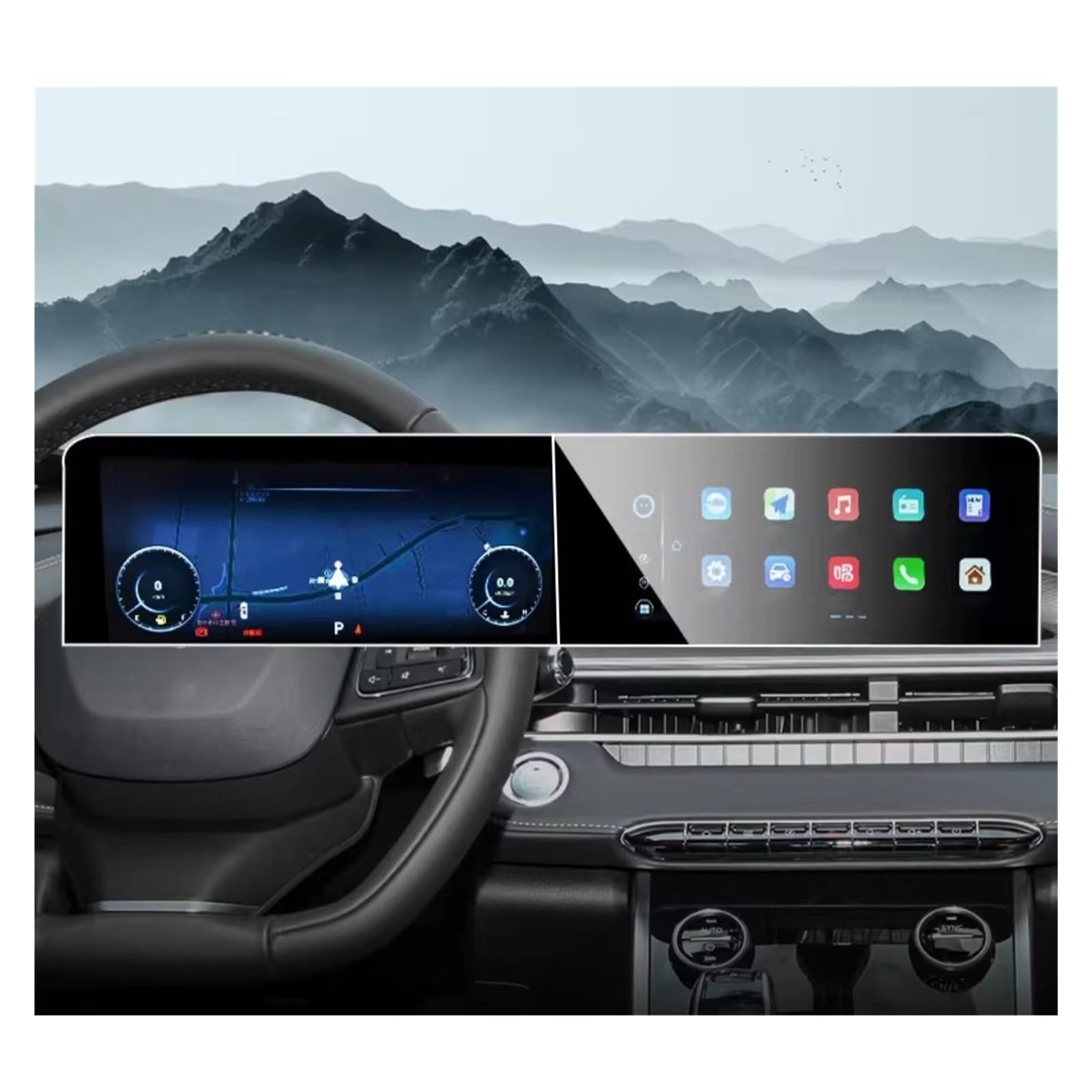 Displayschutz-Folie Für Chery Für Tiggo 7 Pro Max 2023 2024 Auto LCD Gehärtetem Glas GPS Navigation Und Dashboard Touchscreen Schutz Film Schutzfolie von Drkxdt