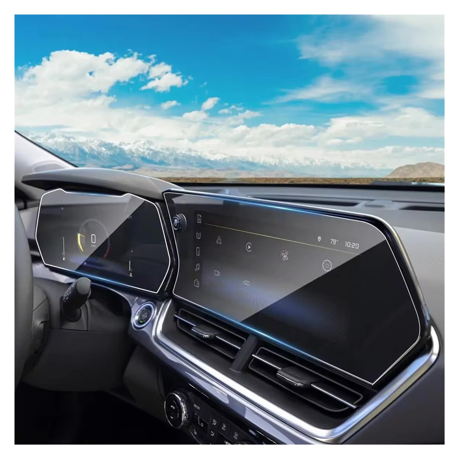 Displayschutz-Folie Für Chevrolet Für Trax Für ACTIV/LT/2RS 2024 11 Zoll Display Aus Gehärtetem Glas Navigationsschutz Autozubehör Schutzfolie von Drkxdt