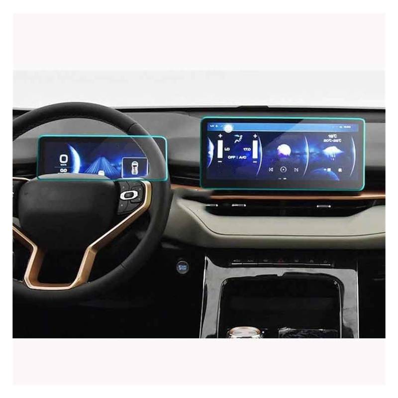 Displayschutz-Folie Für Haval Für H6 2021 2022 Autoinstrumentenzubehör Autonavigation Gehärtetes Glas LCD-Bildschirmschutzfolie Aufkleber Armaturenbrettschutz Schutzfolie von Drkxdt