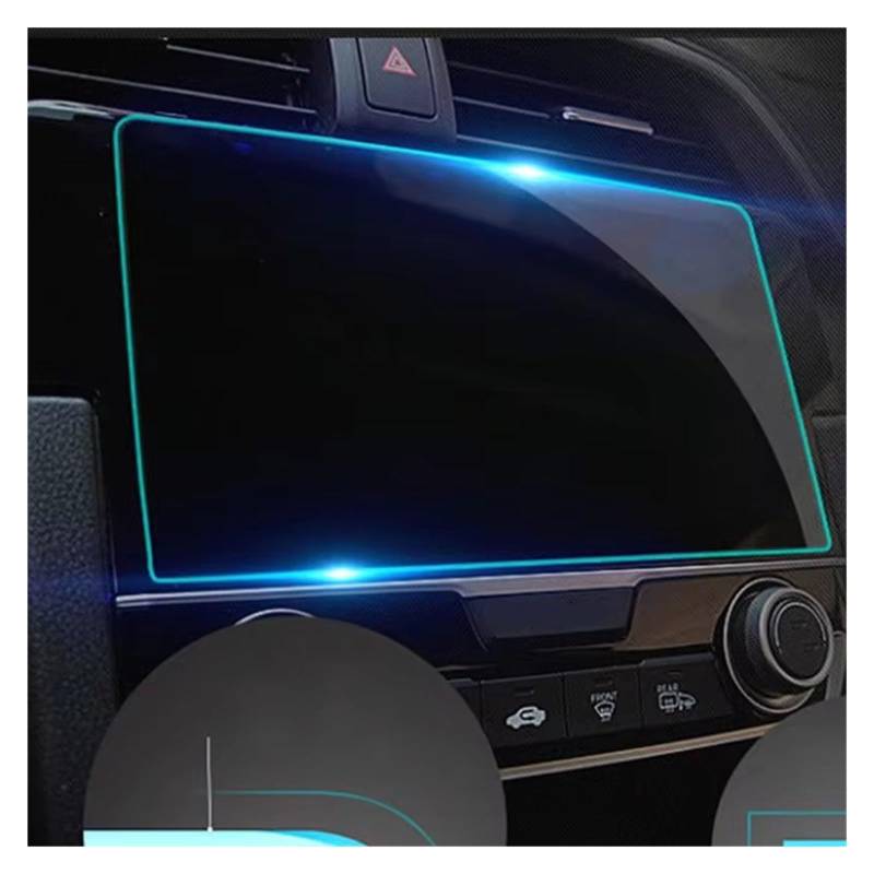 Displayschutz-Folie Für Hot7 Zoll Gehärtetes Glas Auto-Navigations-Displayschutzfolie LCD-Touch-Displayschutzfolie Universal-Auto-Innenausstattung Schutzfolie von Drkxdt