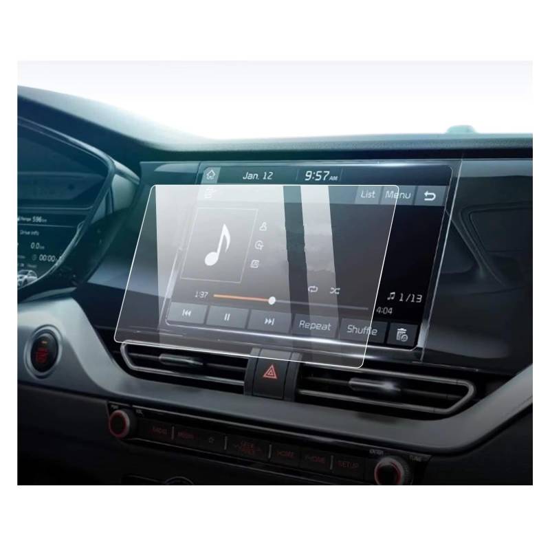 Displayschutz-Folie Für Kia Für NIRO Für Ev 2020 2021 2022 8 Zoll Auto LCD Navigation Gehärtetem Glas Touchscreen Schutzfolie Schutzfolie von Drkxdt