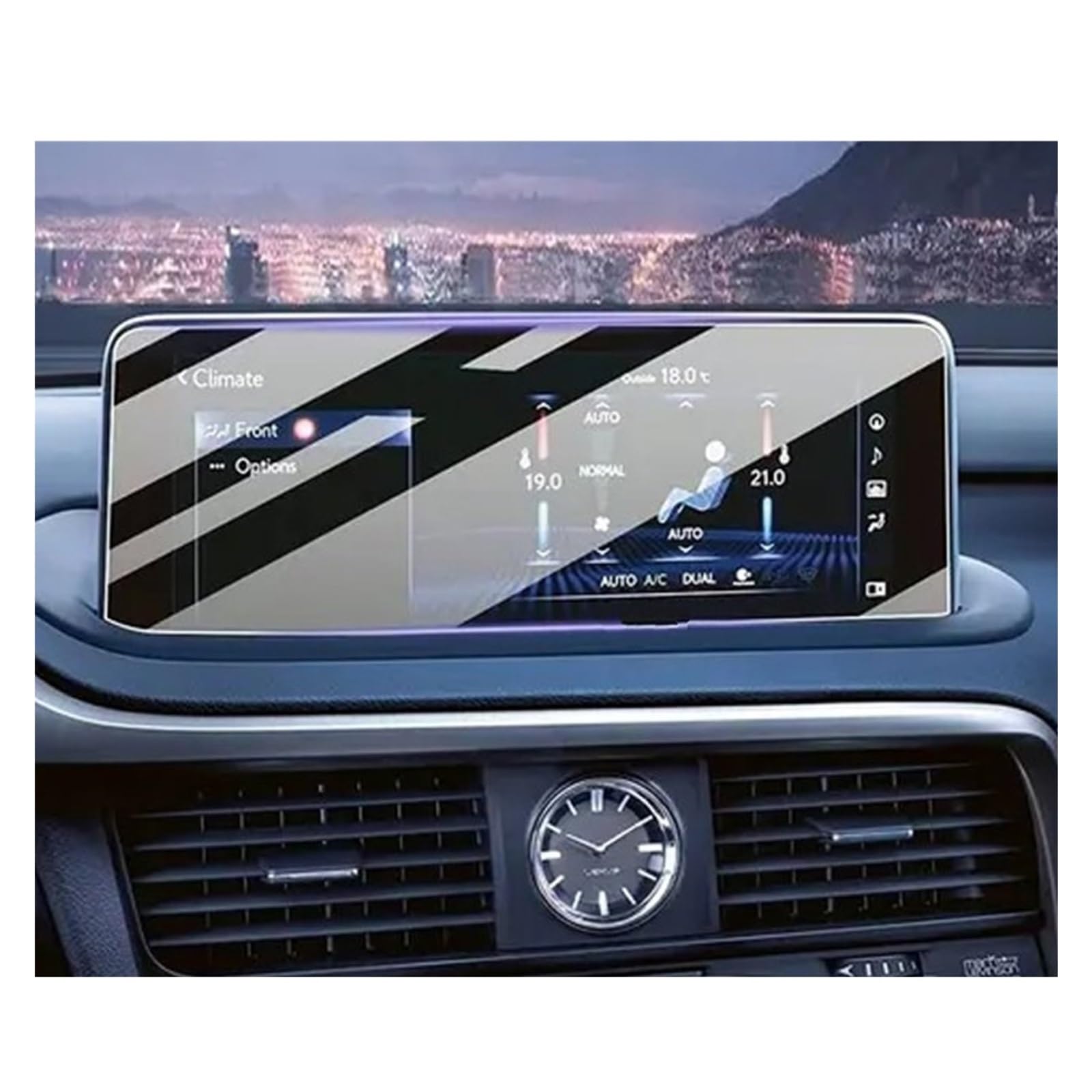 Displayschutz-Folie Für Lexus RX350 RX450 2020 2021 2022 LCD-Autoradio GPS-Navigation Innenzubehör Displayschutzfolie Aus Gehärtetem Glas Schutzfolie von Drkxdt