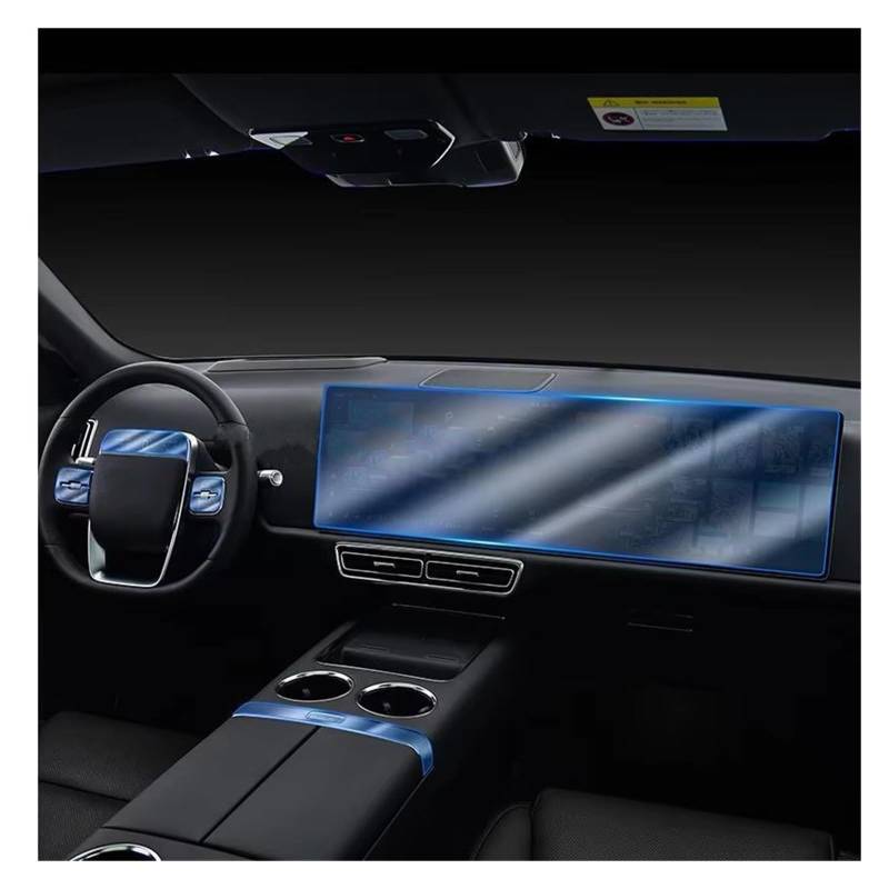 Displayschutz-Folie Für Li Auto LIXIANG L7/L8/L9 2022-2023 Autoinnenausstattung Mittelkonsole Transparente TPU-Schutzfolie Kratzfester TPU-Displayschutz Schutzfolie von Drkxdt