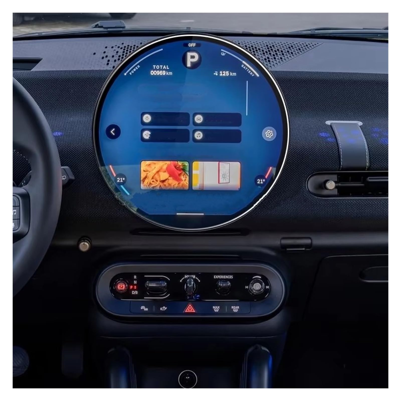 Displayschutz-Folie Für Mini Für Aceman Für SE 2025 9,4 Zoll Auto-Infotainment-GPS-Navigationsdisplay Auto-Displayschutz Aus Gehärtetem Glas Schutzfolie von Drkxdt