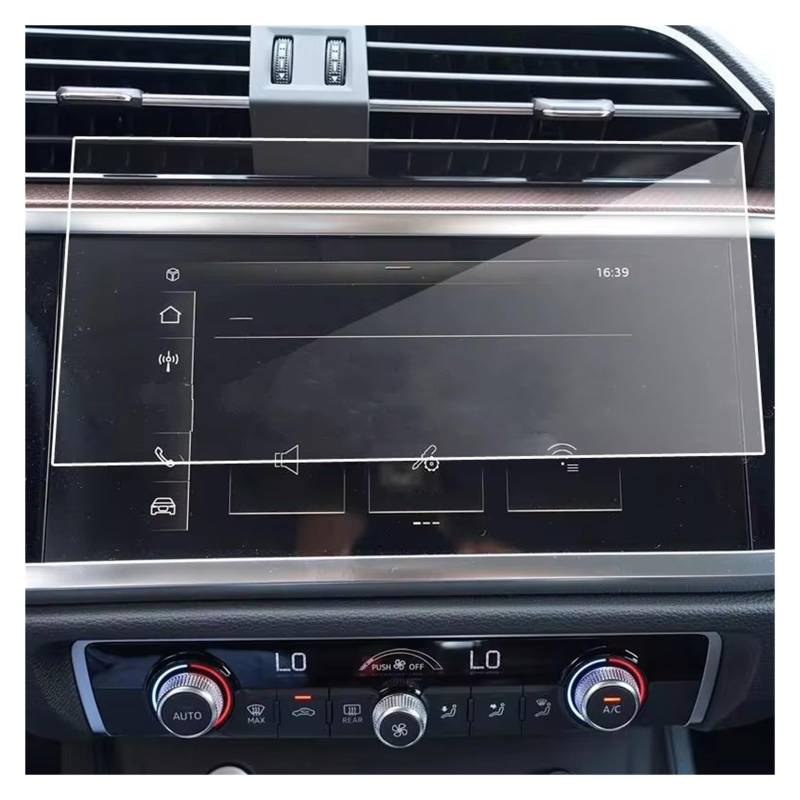 Displayschutz-Folie Für Q3 2021 2022 Autonavigation Radio DVD GPS LCD Armaturenbrett Bildschirmaufkleber Bildschirmschutzfolie Aus Gehärtetem Glas Schutzfolie von Drkxdt