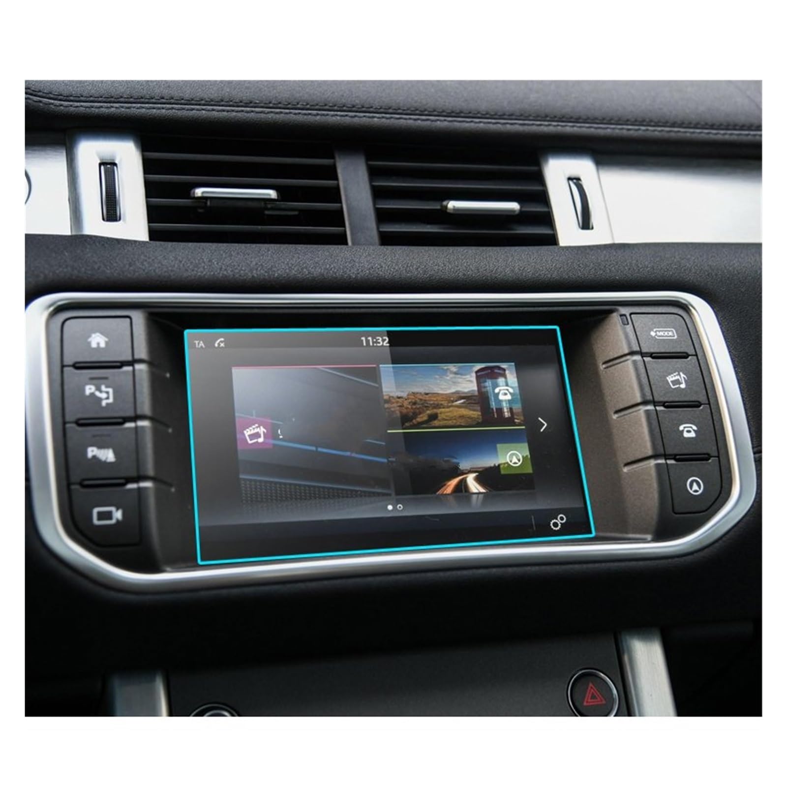 Displayschutz-Folie Für Range Für Rover Für Evoque 2013-2018 Auto GPS-Navigation Touchscreen Gehärtetem Glas Schutzfolie Schutzfolie von Drkxdt