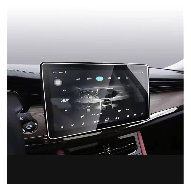 Displayschutz-Folie Für SKYWELL Für ET5 2020 2021 2022 12,8 Zoll LCD GPS-Navigation Und Dashboard-Touchscreen-Schutzfolie Aus Gehärtetem Glas Schutzfolie von Drkxdt