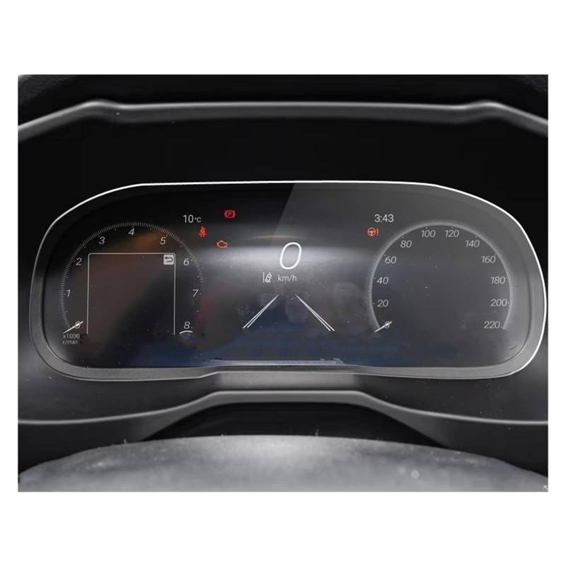 Displayschutz-Folie Für Toyota Für Rav4 2023 Version Auto Infotainment Radio GPS Navigation Innenraum Gehärtetem Glas Displayschutzfolie Schutzfolie von Drkxdt