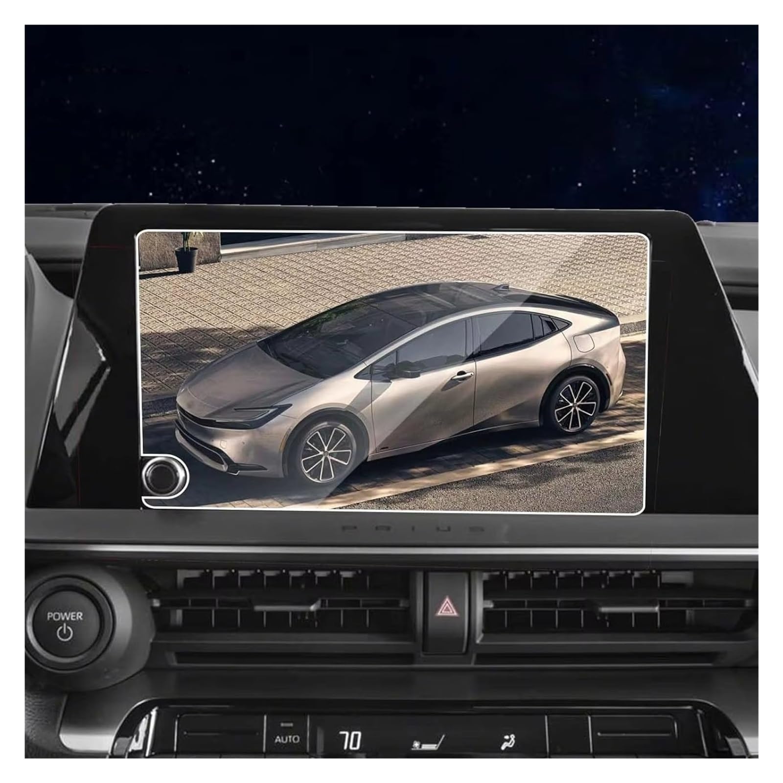 Displayschutz-Folie Für Toyota Für Venza LE Displayschutzfolie & Für Toyota Für Prius LE XLE 2023 2024 Displayschutzfolie 8 Zoll LCD-Touchscreen Gehärteter Glasfilm Schutzfolie von Drkxdt