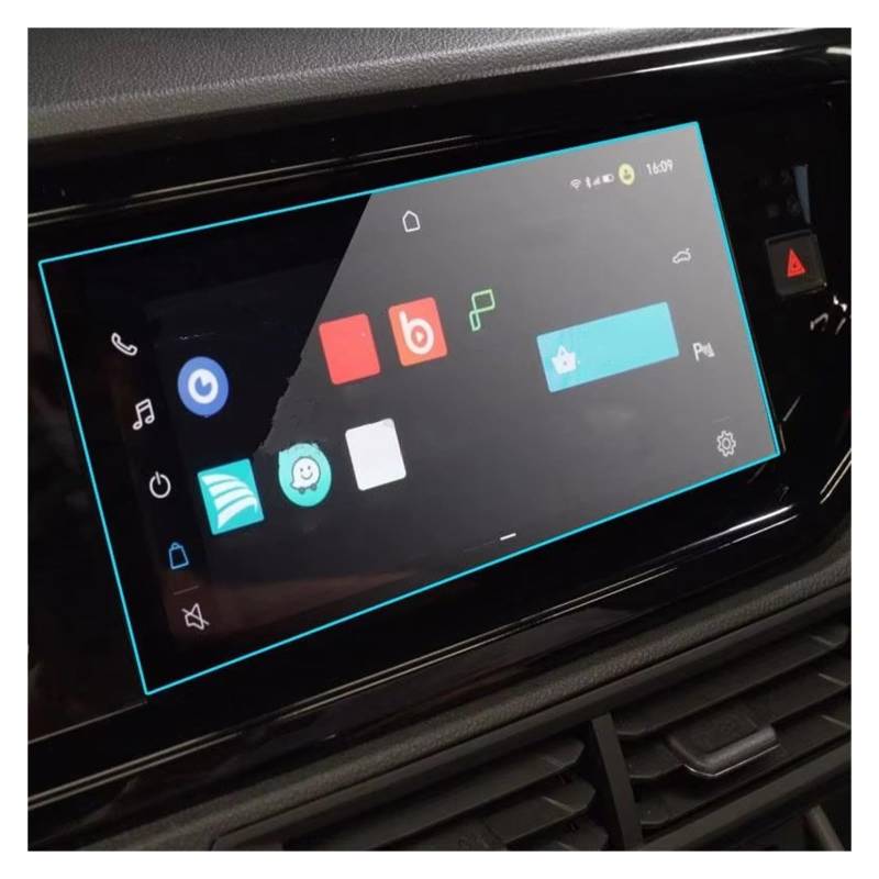 Displayschutz-Folie Für VW Für Nivus 2021 10,1 Zoll Autoradio GPS Navigation Innenmittelkonsole Displayschutzfolie Aus Gehärtetem Glas Schutzfolie von Drkxdt