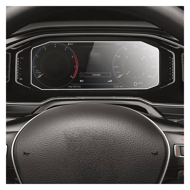 Displayschutz-Folie Für VW Für Virtus 2018-2020 8 Zoll Auto Infotainment GPS Navigation Radio LCD Screen Protector Gehärtetem Glas Film Schutzfolie von Drkxdt