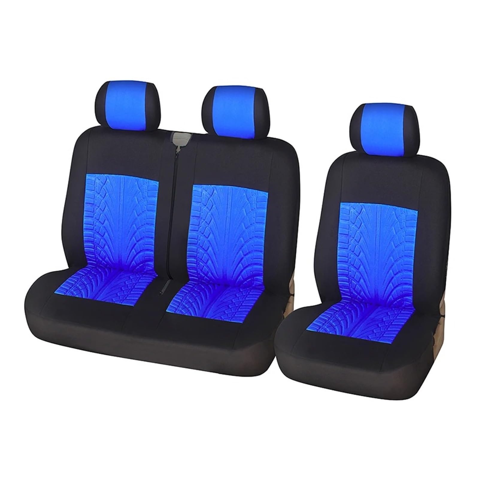 Drkxdt Auto Schonbezüge Autositzbezüge Vordersitzbezüge Rücksitzbezüge Komplettset Blau Universal Für KIA Für SPORTAGE Autositzbezüge(Back seat Part) von Drkxdt