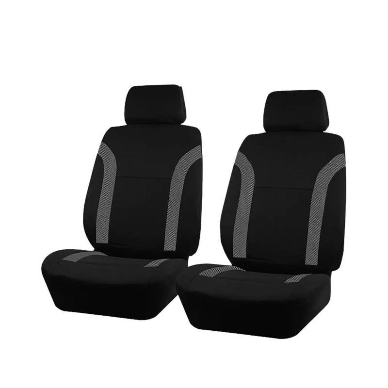 Drkxdt Auto Schonbezüge Autositzschutz Sport Universal Polyester Autositzbezug Set Für Die Meisten Autos Autositzbezüge(TypeA Gray 2 Seat) von Drkxdt