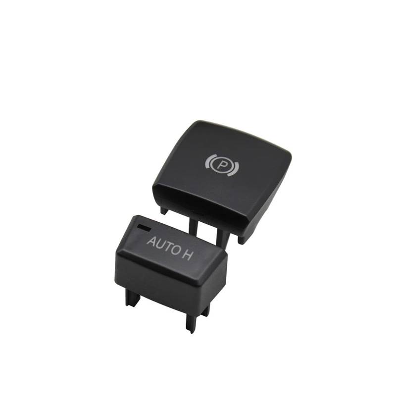 Feststellbremse Auto Handbremse Elektronische Parkbremse Schalter Auto H P Knopfkappe Abdeckung Ersatz Für X5 X6 E70 E71 E72 2007-2013 Handbremsaktor(Black Set) von Drkxdt