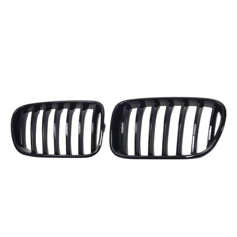 Front Kühlergrille ABS Glänzend Schwarz Frontstoßstange Nierengitter Racing Grill Für X3 Für F25 2010 2011 2012 2013 Autozubehör 1-Zeilen-Ersatz Auto Front Gitter von Drkxdt