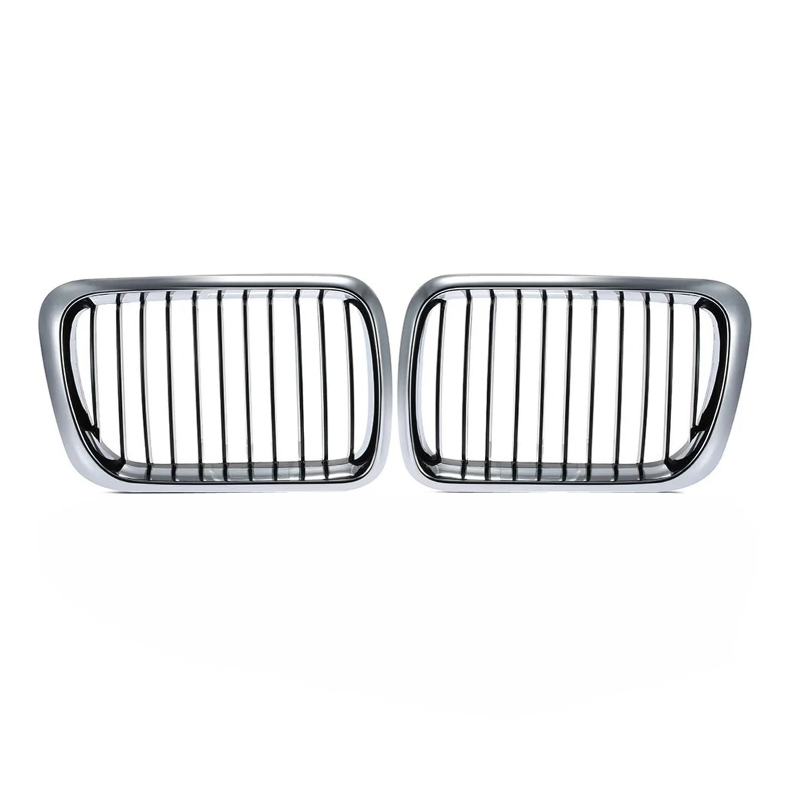 Front Kühlergrille Auto-Front-Nierengitter Halber Chrom-Frontgrill Für E36 Für 3er-Serie Für M3 1997 1998 1999. Grill Auto Front Gitter von Drkxdt