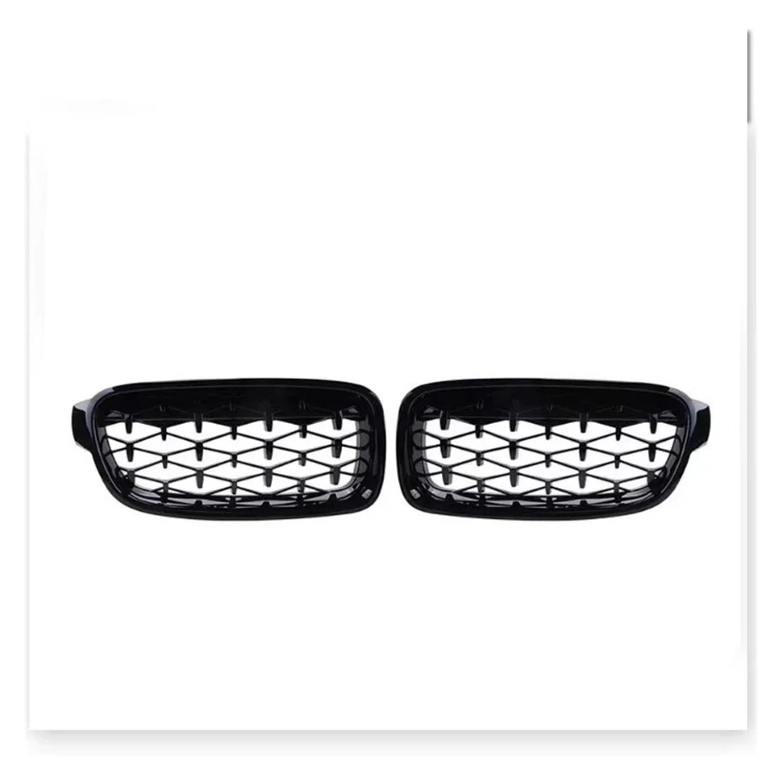 Front Kühlergrille Auto Front Sport Grill Nieren Gitter Grill Für 3-Serie Für F30 Für F31 Für F35 Für 320i Für 320d Für 325i 2013 2014 2015 2016 2017 2018 2019 Auto Front Gitter(Gloss Black 3) von Drkxdt