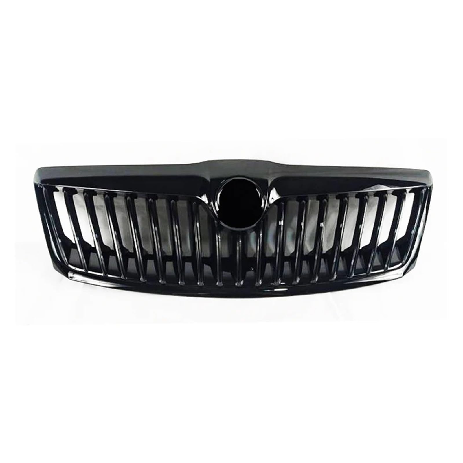 Front Kühlergrille Auto Front Stoßstange Maske Kühlergrill Für Skoda Für Octavia Für Grill 2010 2011 2012 2013 Jahr Racing Front Stoßstange Körper Kit Zubehör Auto Front Gitter(Bright Black) von Drkxdt