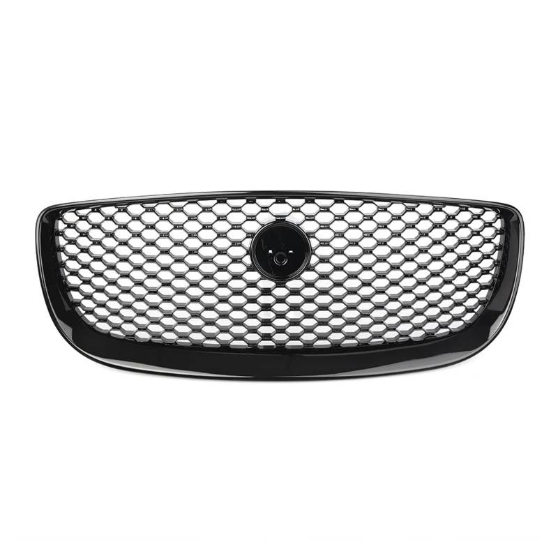 Front Kühlergrille Auto-Frontgrill Oberer Mittlerer Kühlergrill Für Jaguar Für XJ 2016 2017 2018 Schwarz Auto Front Gitter von Drkxdt