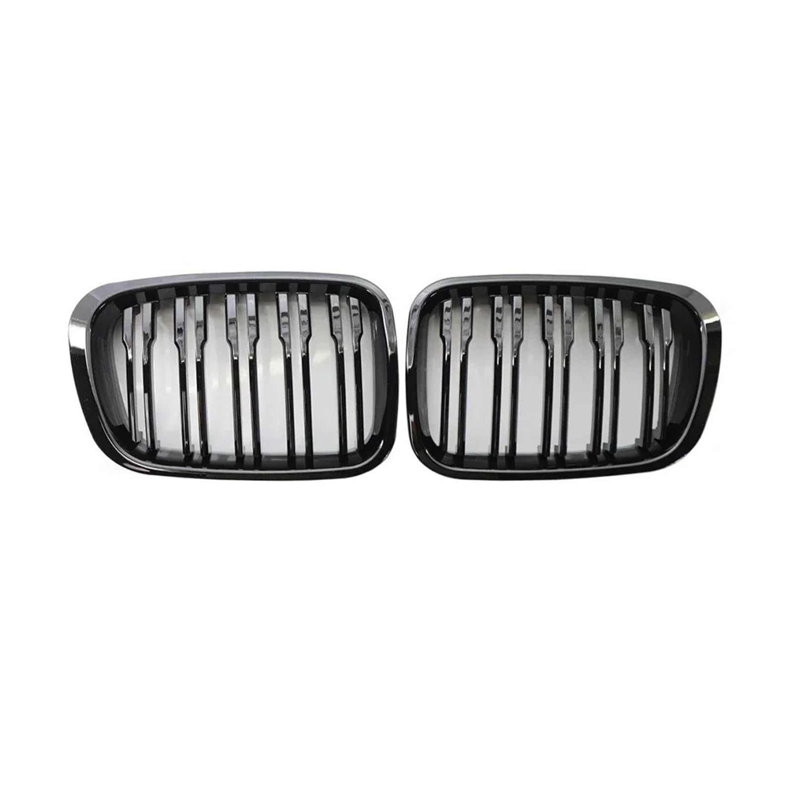 Front Kühlergrille Auto-Frontstoßstange Nierengrill Grill Glänzend Schwarz Renngrills Für 3er-Serie Für E46 4-Türer 4D 4DR 1998 1999 2000 2001 Styling Auto Front Gitter von Drkxdt