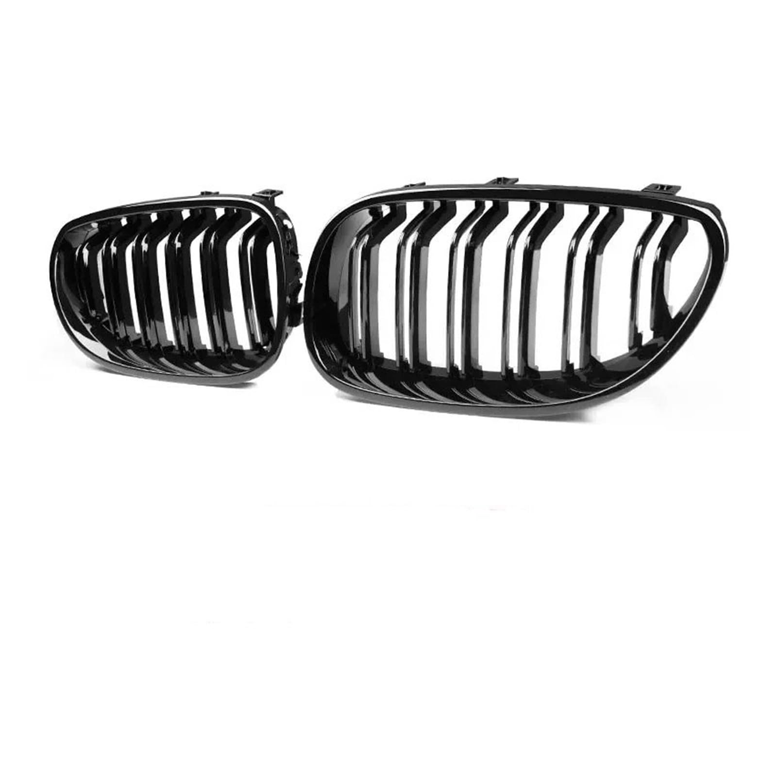 Front Kühlergrille Auto-Frontstoßstange-Renngrills Für 5er-Serie Für E60 Für E61 Für M5 Für 520I Für 535I Für 550I 2004 2005 2006 2007 2008 2009 Frontkühler-Nierengrill Auto Front Gitter(2 Slat Gloss von Drkxdt