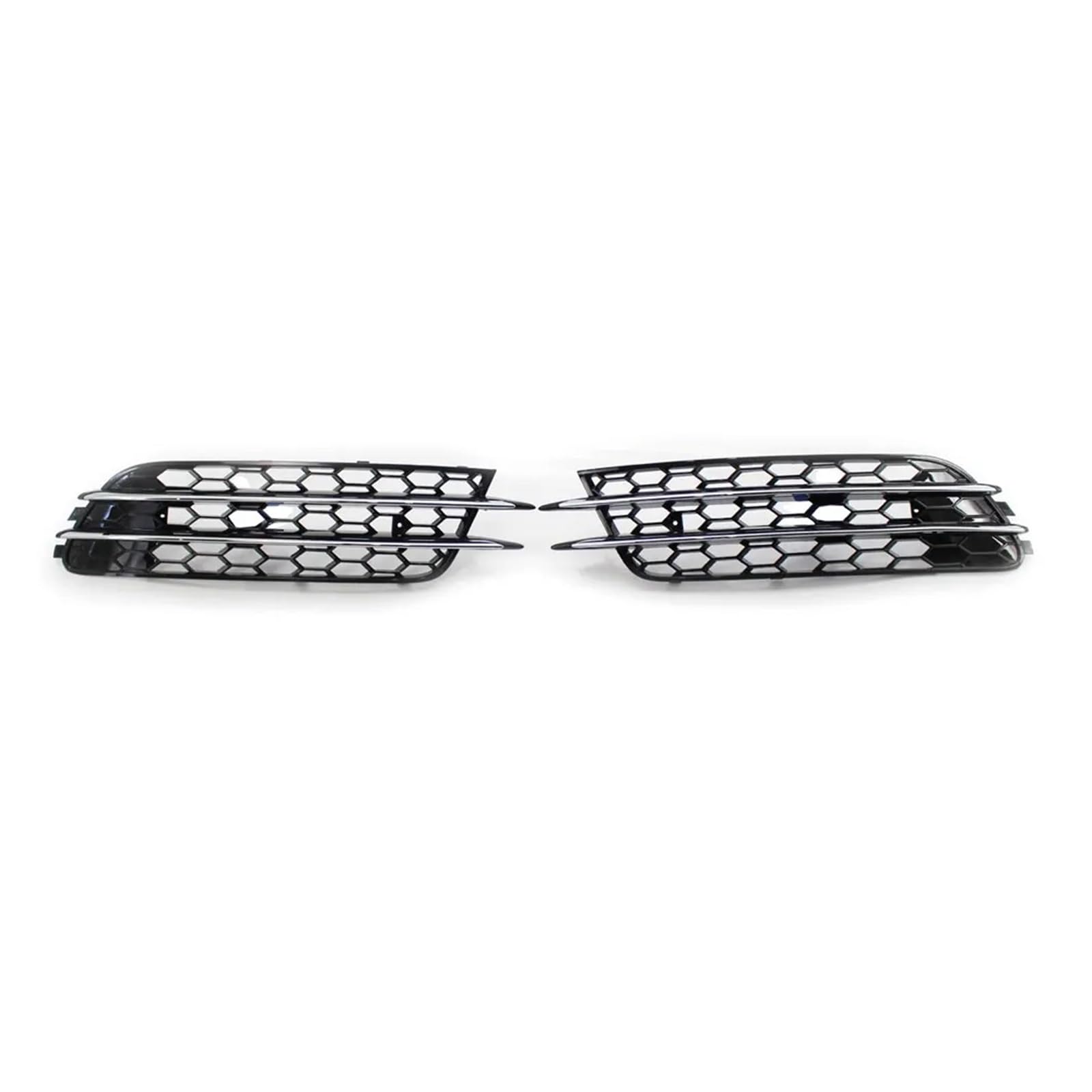 Front Kühlergrille Chrom Auto Front Nebel Licht Kühlergrill Abdeckung Trim Für A6 Für C7 Limousine 2012 2013 2014 2015 Nebel Lampe Grill ABS Auto Front Gitter(Chrom) von Drkxdt