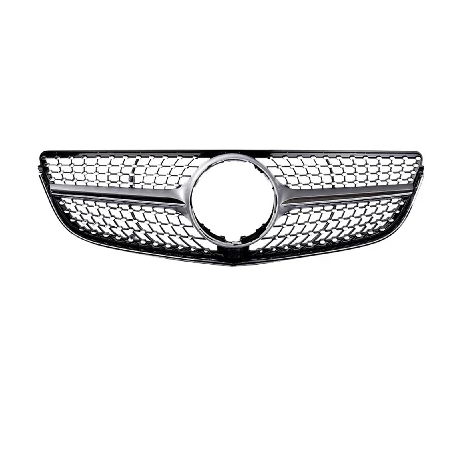 Front Kühlergrille Facelift Stoßstange Grille Für Für E Klasse Coupe Für W207 Für C207 2009 2010 2011 2012-2016 Für E200 Für E260 Für E300 Auto Auto Zubehör Auto Front Gitter(14-16 Diamond Sliver) von Drkxdt