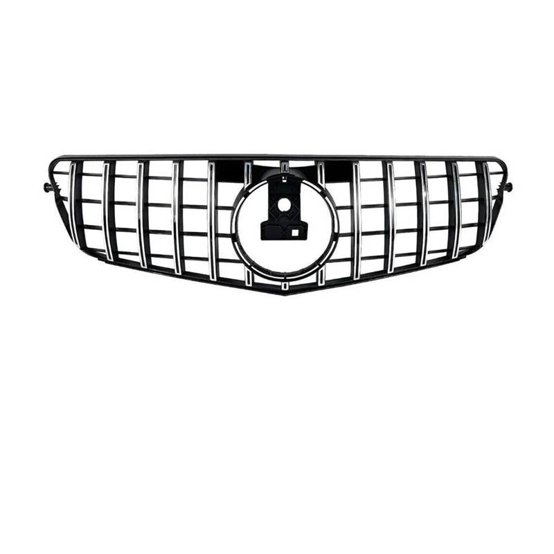 Front Kühlergrille Frontstoßstangengrill Für Für Benz Für C-Klasse Für W204 2008 2009 2010 2011 2012 2013 2014 Für W204 Für C180 Für C200 Für C250 Für C300 Auto Front Gitter(GTR-Chrome Silver) von Drkxdt