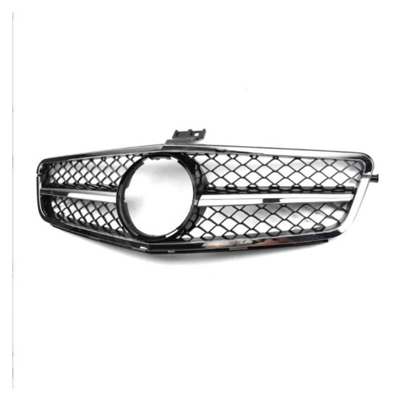 Front Kühlergrille Frontstoßstangengrill Für Für Benz Für C W204 Sport Racing Grill Diamond 2007 2008 2009 2010 2011 2012 2013 2014 Facelift Auto Front Gitter(AMG Chrome) von Drkxdt