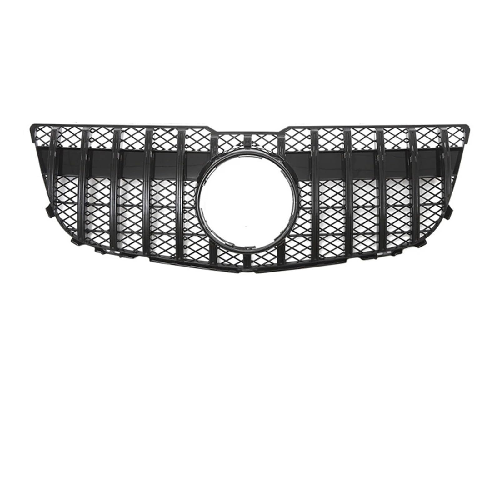 Front Kühlergrille Frontstoßstangengrill Für Für Benz Für GLK-Klasse Für X204 Für GLK250 Für GLK300 Für GLK350 Renngitter Im Chrom-Schwarz-Diamanten-Stil Auto Front Gitter(GT-Black WNet) von Drkxdt