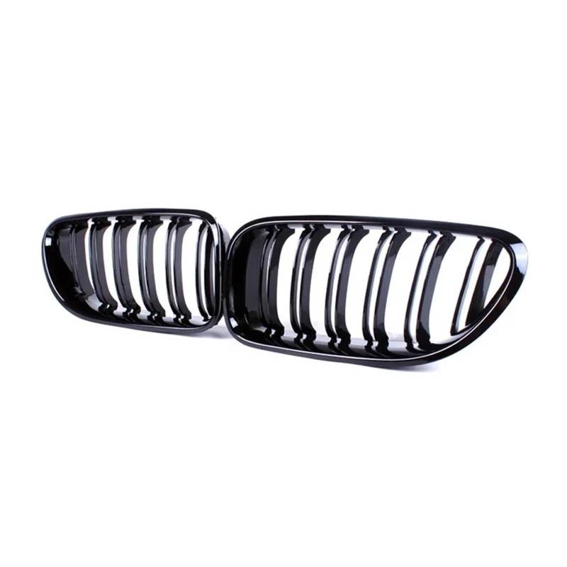 Front Kühlergrille Für 6er Für F06 Für F12 Für F13 Für M6 Auto-Frontnierengrill Stoßstangengrill Racing Grills 2012–2017 Doppellamellen Glänzend Schwarz Auto Front Gitter von Drkxdt